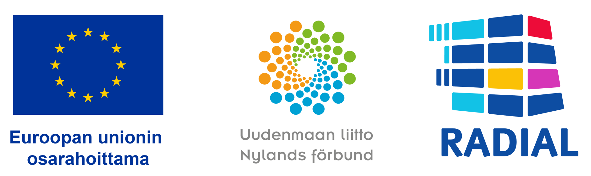 EU — Uudenmaan liitto — RADIAL (logo)