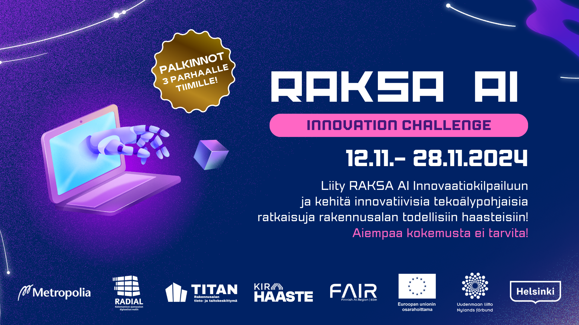 RAKSA AI -innovaatiokilpailu